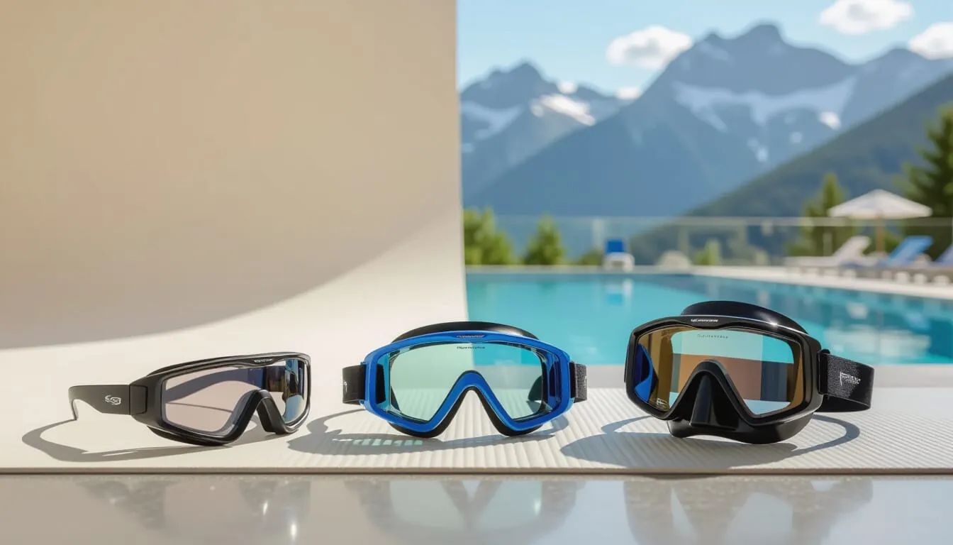 Prescription sports goggles for swimming, skiing, and recreation in Newtonville MA — The Optical Shop