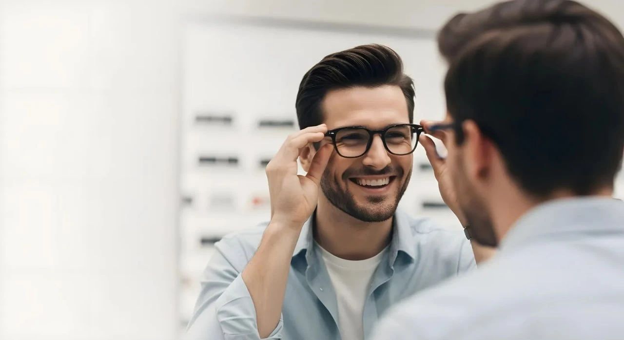 Eyeglasses store interior in Newtonville MA — The Optical Shop