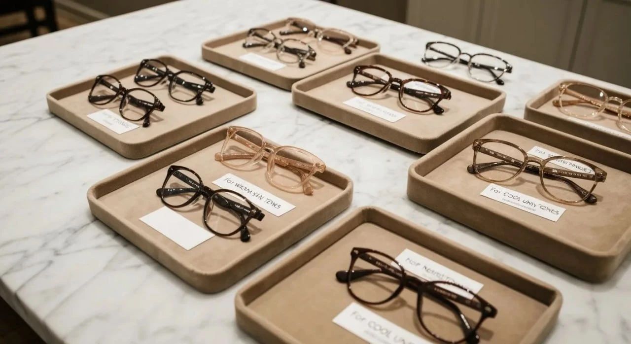 Stylish women’s eyeglass frames for every face shape at The Optical Shop in Newtonville