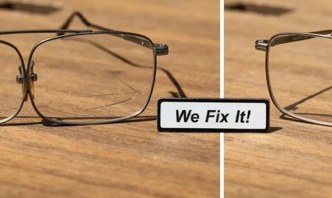 Lens and frame replacement service in Newtonville MA