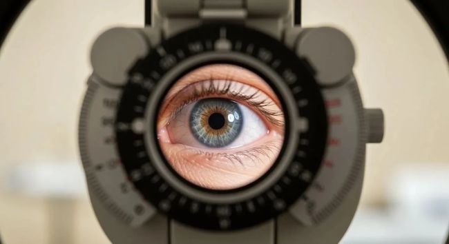 Onsite eye exam with optometrist in Newtonville MA