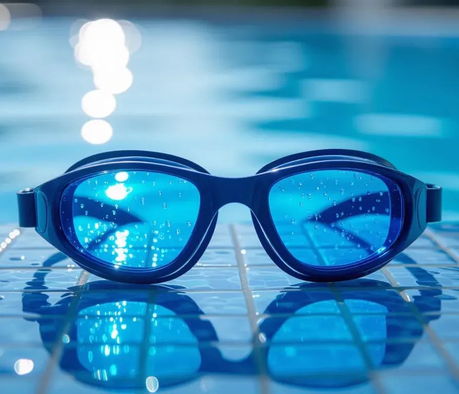 Prescription swim goggles in Newtonville